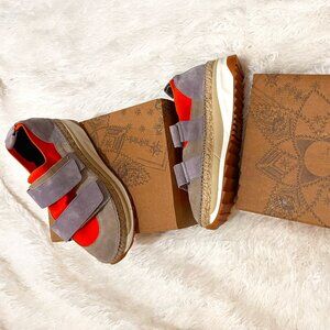 FREE PEOPLE  Chapman Double Take Sneaker    Tiger Lily Combo. WMS Size 11